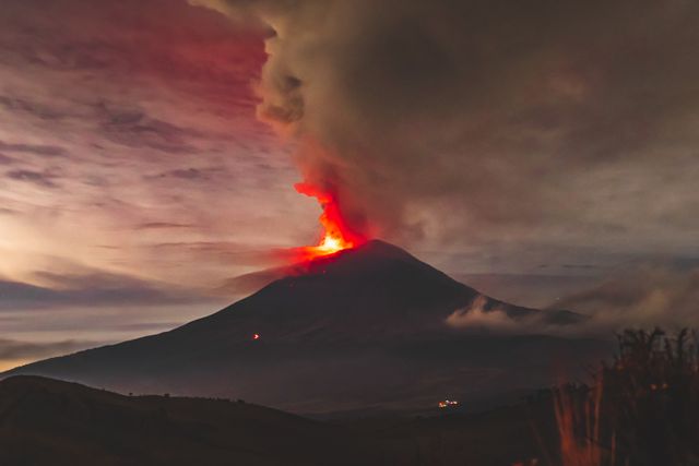 tanda erupsi gunung api