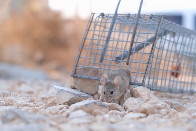 Memasang perangkap tikus